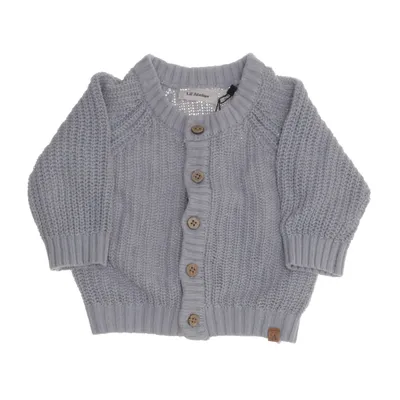 Cardigan (Grå) fra Lil' Atelier Økologisk bomuld