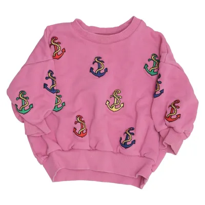 Sweatshirt (Pink, Flerfarvet) fra Mini Rodini Økologisk bomuld