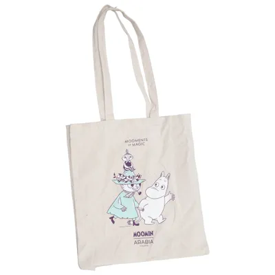 Canvas bag (Beige, Multicolored) from Moomin by Arabia