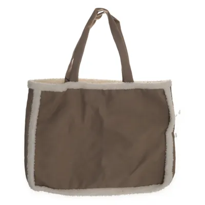 Handtas (Bruin, Wit) Polyester, Polyurethaan