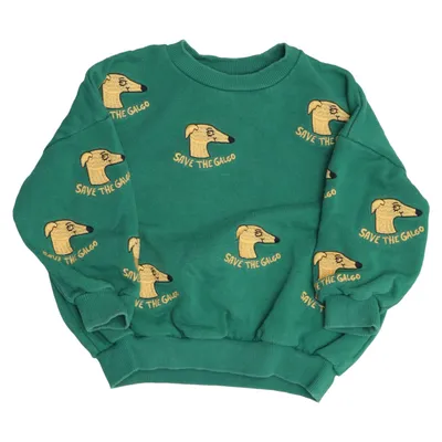 Sweatshirt (Grøn, Gul) fra Mini Rodini Bomuld