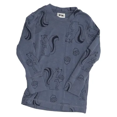 Base layer shirt (Blue) from Fix Merino wool