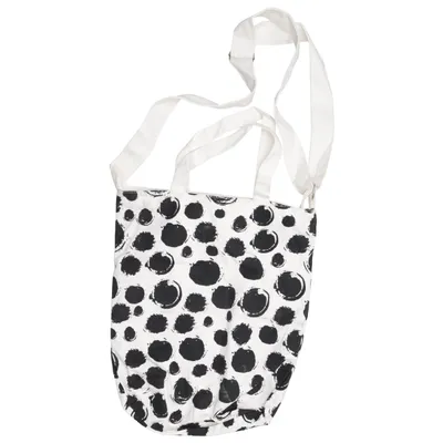 Sac en toile (Blanc, Noir) de Topmove Coton