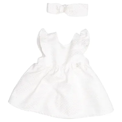 Robe (Blanc) de Orchestra Fibre métallique, Polyamide, Polyester