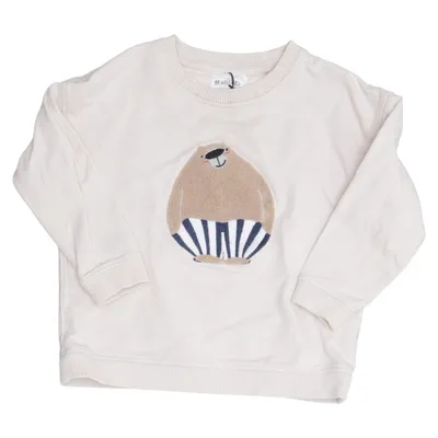 Sweatshirt (Beige) van Liewood Elastaan, Organisch katoen