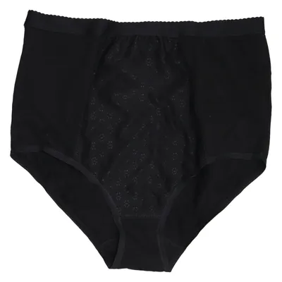 Culotte (Noir) de Wäschepur Coton, Élasthane, Polyester