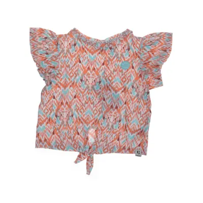 Top (Wit, Meerkleurig) van Garcia Elastaan, Viscose