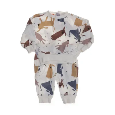 Loungewear (Hvid, Flerfarvet) fra Hema Økologisk bomuld