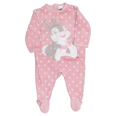 Barboteuse (Rose, Blanc) de Disney Baby Coton, Polyester