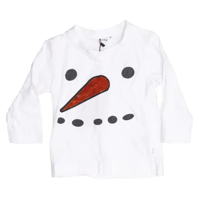 Lange mouwen shirt (Wit, Zwart, Oranje) van Luca & Lola Katoen