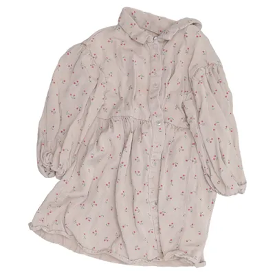 Jurk (Beige, Meerkleurig) van Zara Lyocell