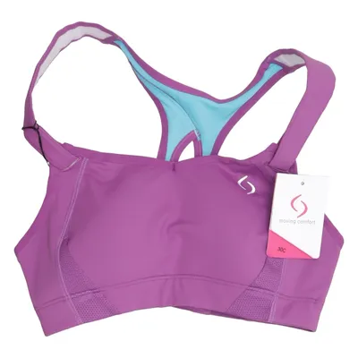 Sport-BH (Lila) von Moving Comfort Elasthan, Polyamid, Polyester