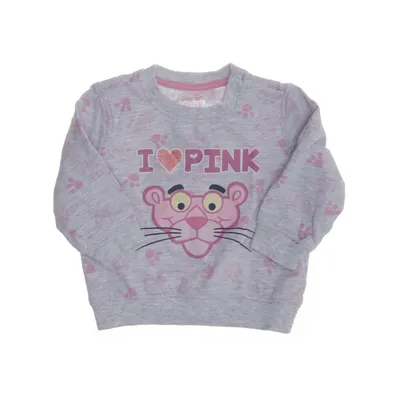Collegetröja (Grå, Rosa, Flerfärgad) från Pink Panther Bomull, Viskos