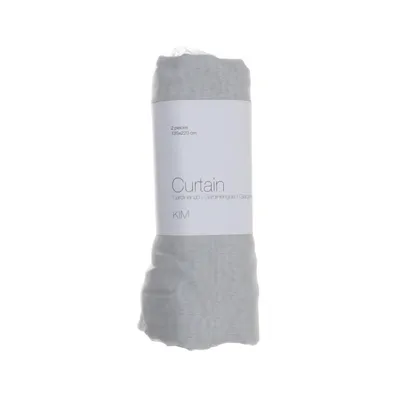 Rod pocket curtain (Gray) from Rusta Polyester