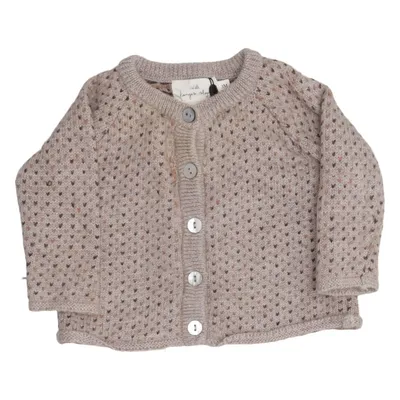 Cardigan (Marron) de Konges Sløjd Laine de mouton