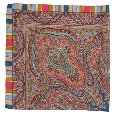 Mouchoir (Rose, Bleu, Multicolore) Laine