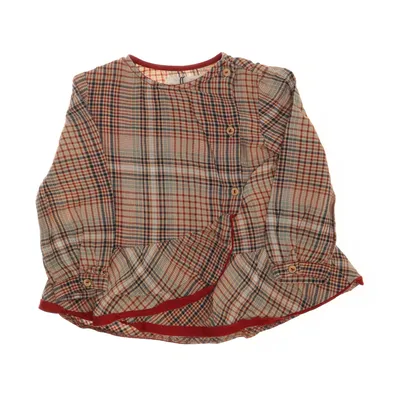 Blus (Beige, Svart, Röd) från Zara BabyGirl