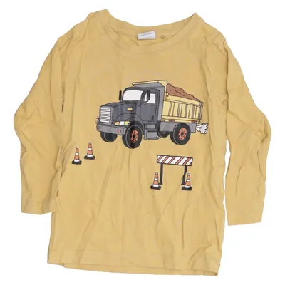 Long sleeve T-shirt (Yellow) from Lindex Kids Cotton