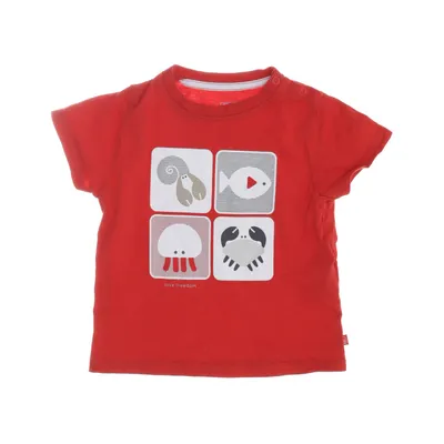 T-shirt (Rood) van Obaïbi Katoen