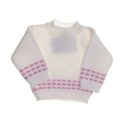 Pull-over (Blanc, Rose) de Yonex Acrylique