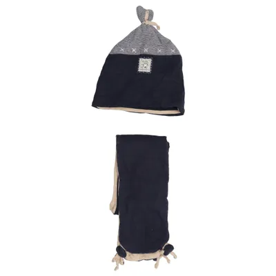 Accessoire set (Blauw, Beige) van New Man Katoen