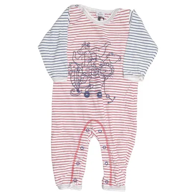 Strampler (Weiß, Rot, Blau) von H&M Baby