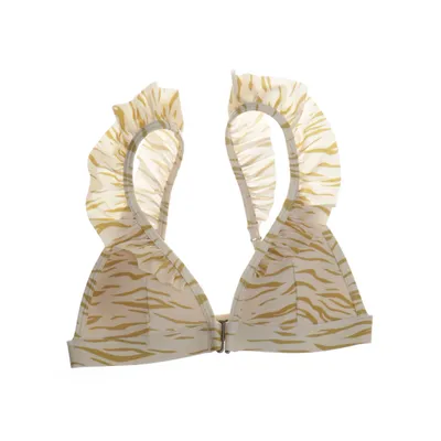 Bikiniöverdel (Gul, Vit) från Love Stories x H&M Polyamid, Elastan, Polyester