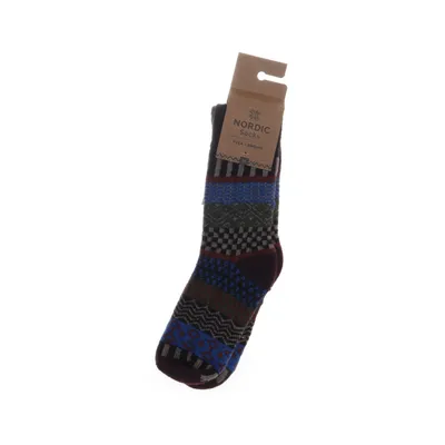 Knit socks (Black, Multicolored) from Nordic