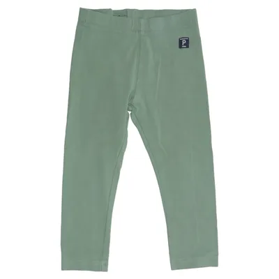 Leggings (Grön) från Polarn O. Pyret Elastan, Ekologisk bomull