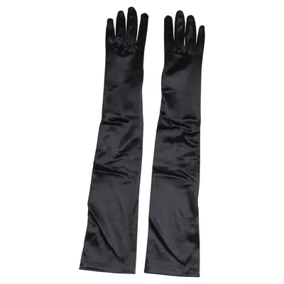 Opera gloves (Black) from Fancy Fanny Elastane, Polyamide