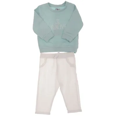 Set (Groen, Wit) van Pat & Ripaton Katoen, Polyester