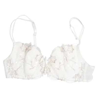 Soutien-gorge (Blanc, Rose) de Miriale Coton, Élasthane, Polyamide, Polyester