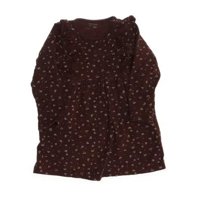 Dress (Brown, White) from VRS Cotton, Elastane