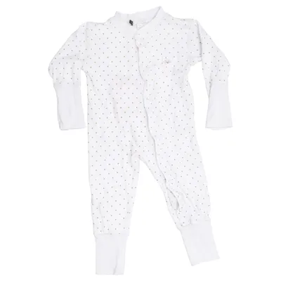 Strampler (Weiß, Gold) von Livly Baby Baumwolle