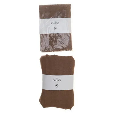 Gardinfag (Brun, Beige) fra Curtain Polyester