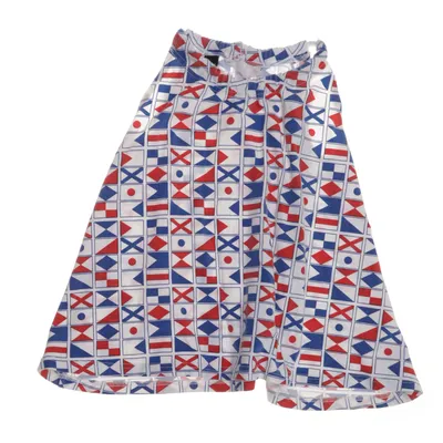 Kjol (Vit, Blå, Röd) från MoonKids Bomull, Elastan