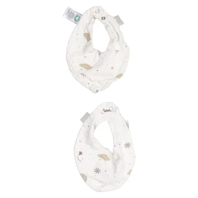 Dribble bib (White, Multicolored) from Cam Cam Copenhagen