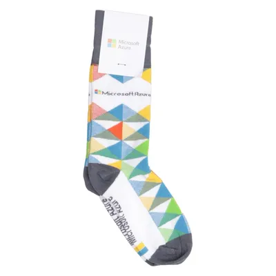 Chaussettes (Blanc, Multicolore) de Microsoft Coton, Élasthane, Polyamide