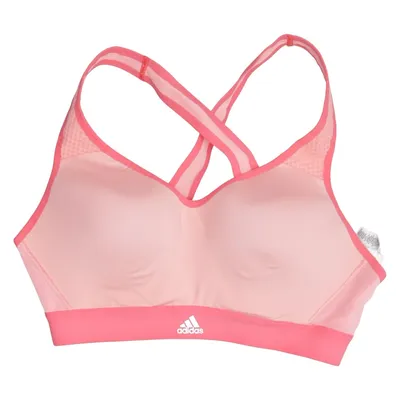 Sports bra (Pink) from Adidas Elastane, Polyamide, Polyester