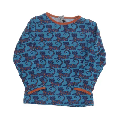 Långärmad t-shirt (Blå, Orange, Flerfärgad) från Småfolk Bomull, Elastan, Modal