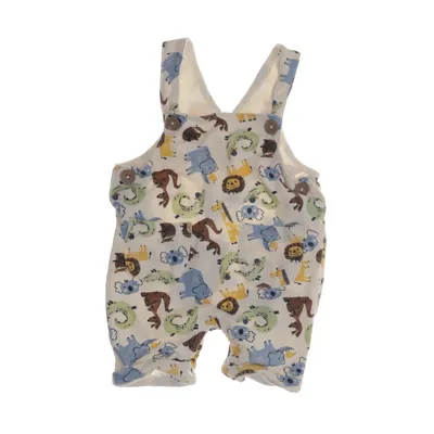 Hängselbyxor (Vit, Flerfärgad) från Ergee Bomull