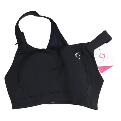 Sport-BH (Schwarz) von Moving Comfort Elasthan, Polyamid, Polyester