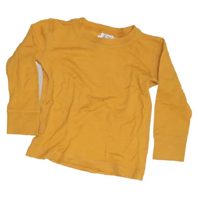 Long sleeve T-shirt (Yellow) from Fix by Lindex Merino wool