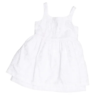 Jurk (Wit) van Bornino Katoen, Polyester