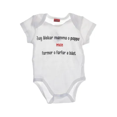 Body (Vit) från Baby Clothing Bomull