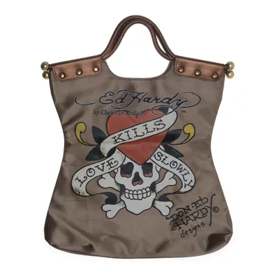 Handväska (Brun, Flerfärgad) från Ed Hardy