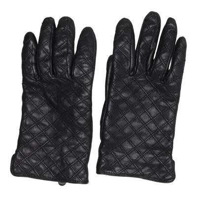 Leren handschoenen (Zwart) van Handskmakar'n Leer, Wol