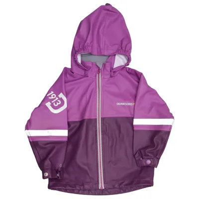 Regenjack (Lila) van Didriksons Polyester, Polyurethaan