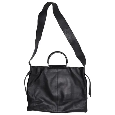Handbag (Black) from WERA Cotton, Leather