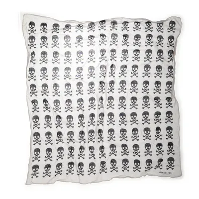 Bandana (White, Black) Cotton